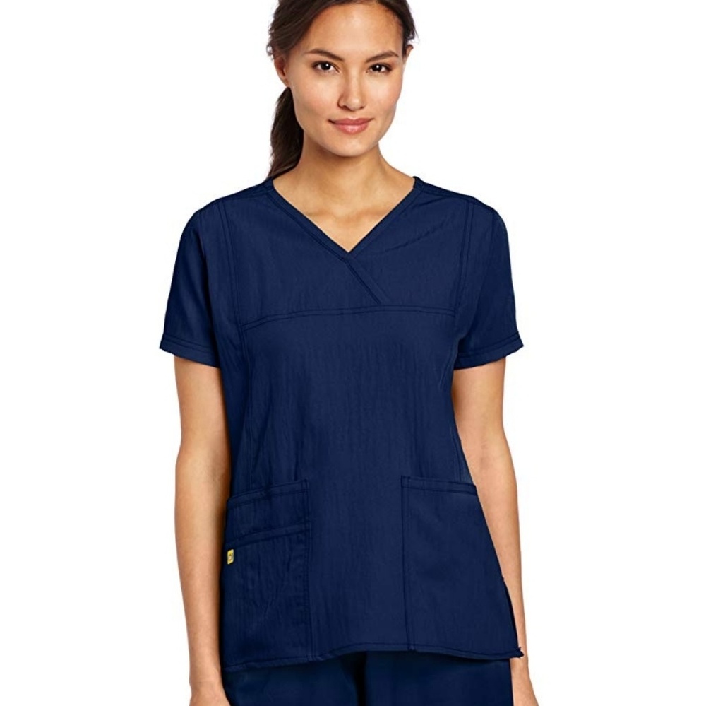 Wonderwink scrub set top/pants navy